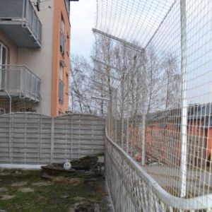 MONTAŻ SIATKI DLA KOTA NA TARASIE - GDAŃSK