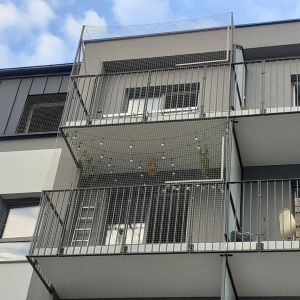 OCHRONA DWÓCH BALKONÓW DLA KOTÓW Z INSTALACJĄ SUWAKÓW - GDAŃSK