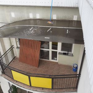 ZABEZPIECZENIE BALKONU PRZECIW GOŁĘBIOM - EŁK