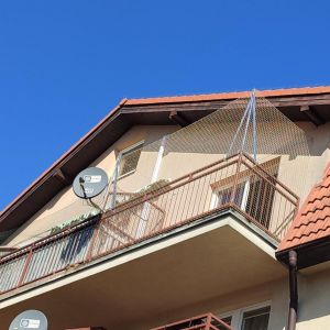 OCHRONA BALKONU DLA KOTA BEZ ZADASZENIA - SZCZECIN