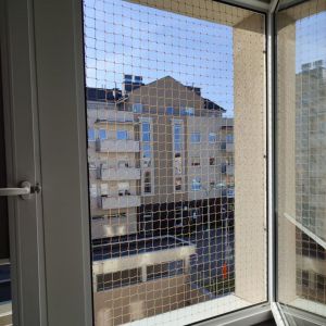 INSTALACJA SIATKI OCHRONNEJ NA OKNO - GDAŃSK