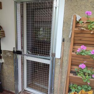 DRUGIE DRZWI BALKONOWE Z PROFILI STALOWYCH