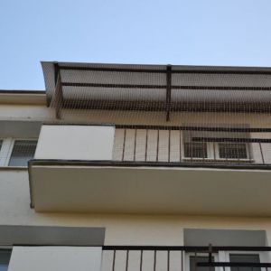 ZABEZPIECZENIE BALKONU DLA KOTA WRAZ Z OCHRONA OKNA - BYDGOSZCZ