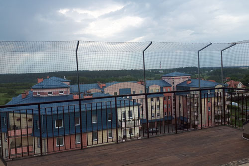 Siatki na balkony i tarasy bez zadaszenia